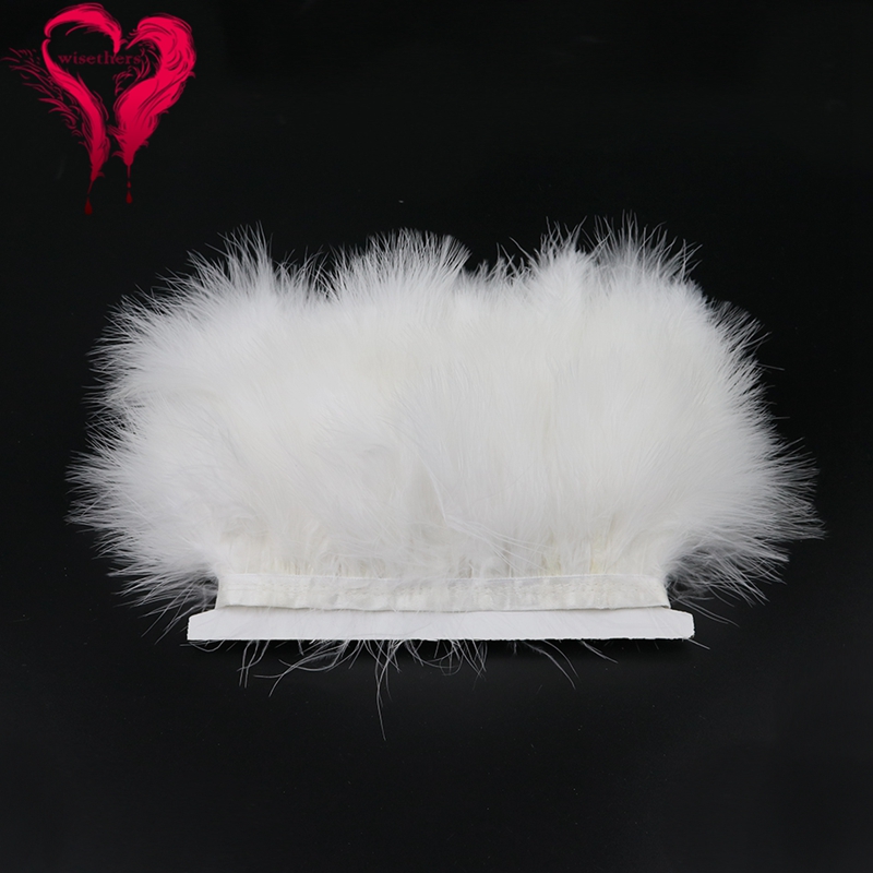 Feather Trim Marabou - 1 metro fantasia macia tingida colorida