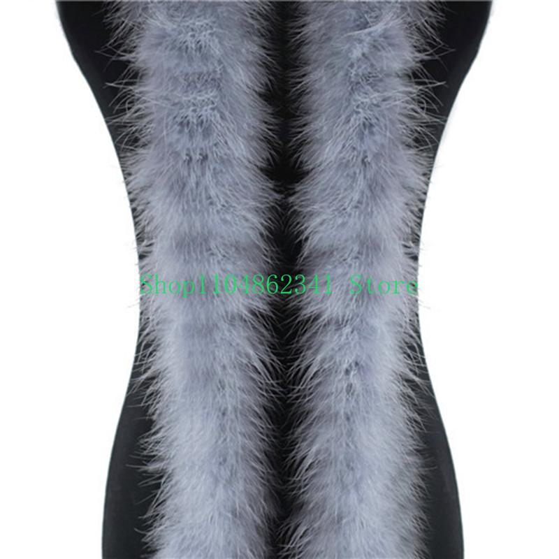 Feather Trim Marabou - Boa de penas de marabu fofas,