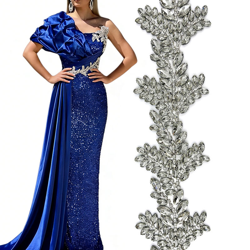 Hotfix Rhinestone Sheet - Apliques de Flores de Strass Hotfix