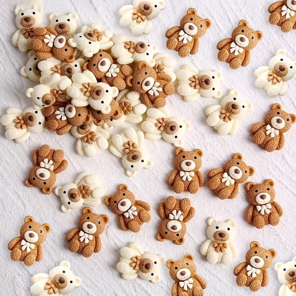 Embellishments For Scrapbooking - 10-100 pçs dos desenhos animados bege