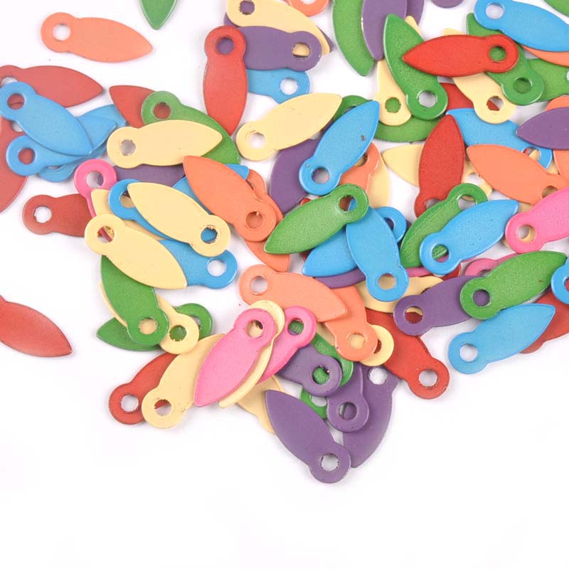 Embellishments For Scrapbooking - 100 Peças de Brads Multicoloridos para