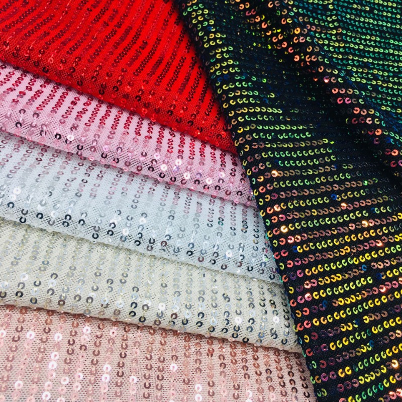 3mm malha elástica lantejoulas - Crystal Mesh Fabric avaliação e preço