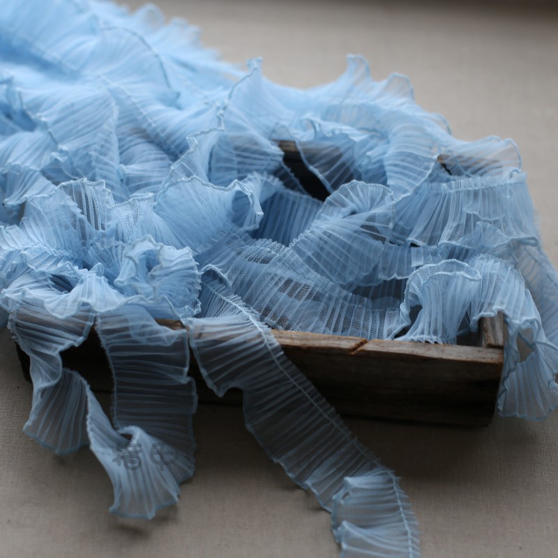 Tecido de renda plissado de ma - Fringe Ribbon Sewing avaliação e preço