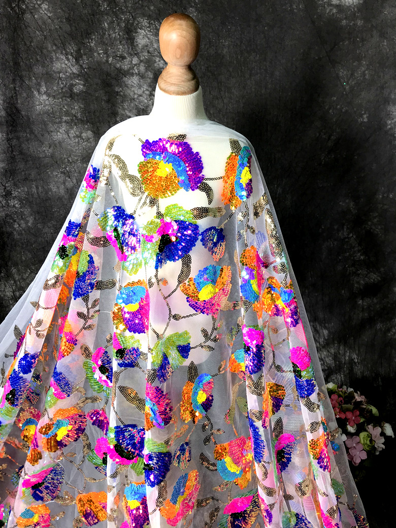 Vestido de malha brilhante com - Crystal Mesh Fabric avaliação e preço