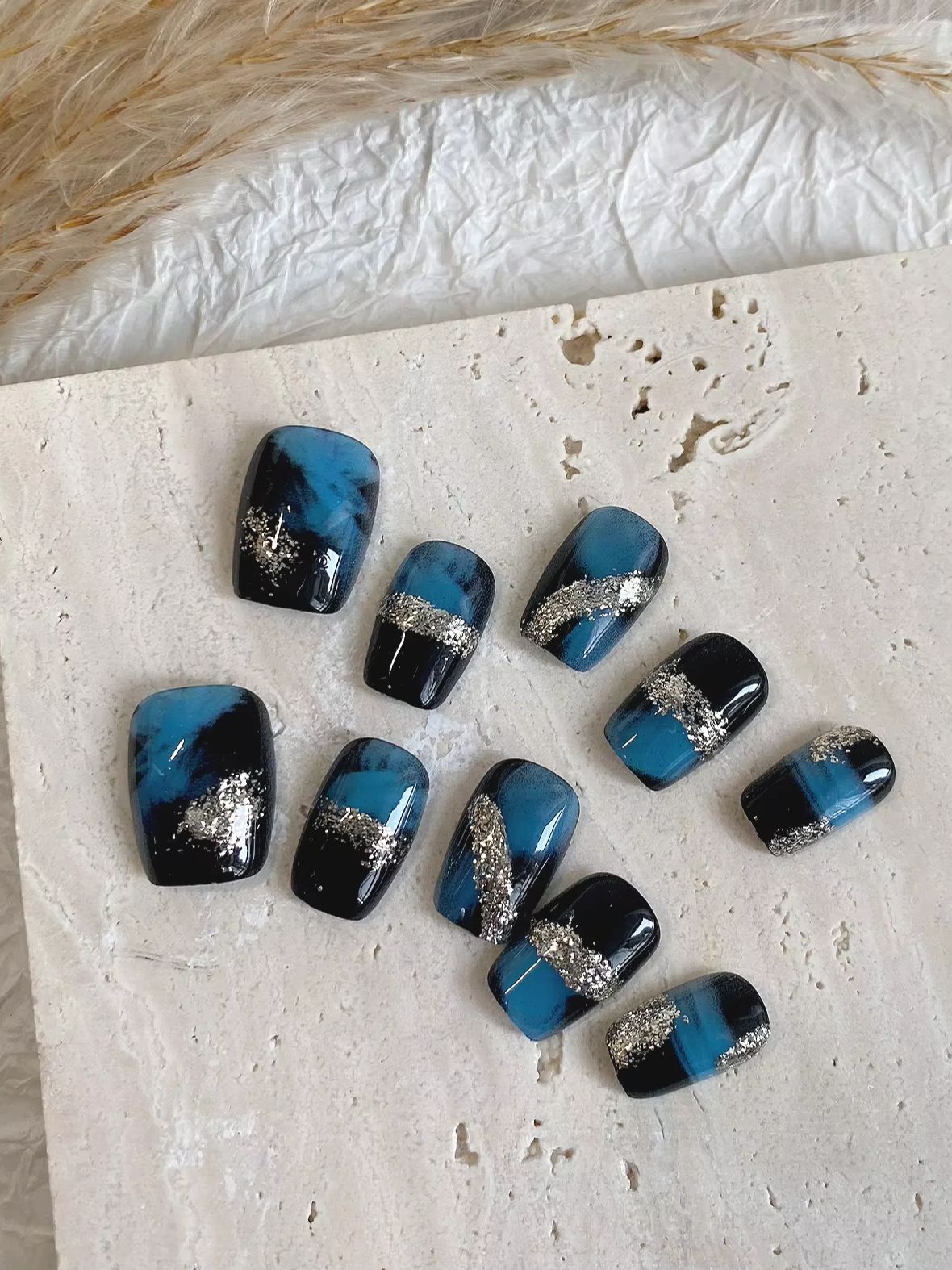 Pacote com 10 Unidades de Unha - Glitter Vinyl Roll avaliação e preço