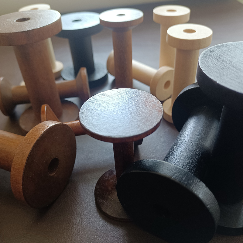 Carretéis de madeira natural v - Organza Ribbon Spool avaliação e preço