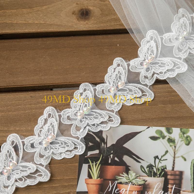 49md 1 jarda laço para borbole - Lace Ribbon Trim avaliação e preço
