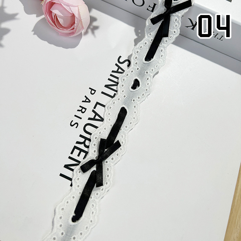 1 jarda arco plissado renda lo - Lace Ribbon Trim avaliação e preço