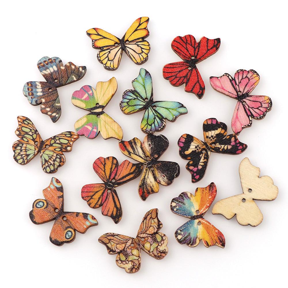 50 peças de botões de madeira  - Embellishments For Scrapbooking avaliação e preço