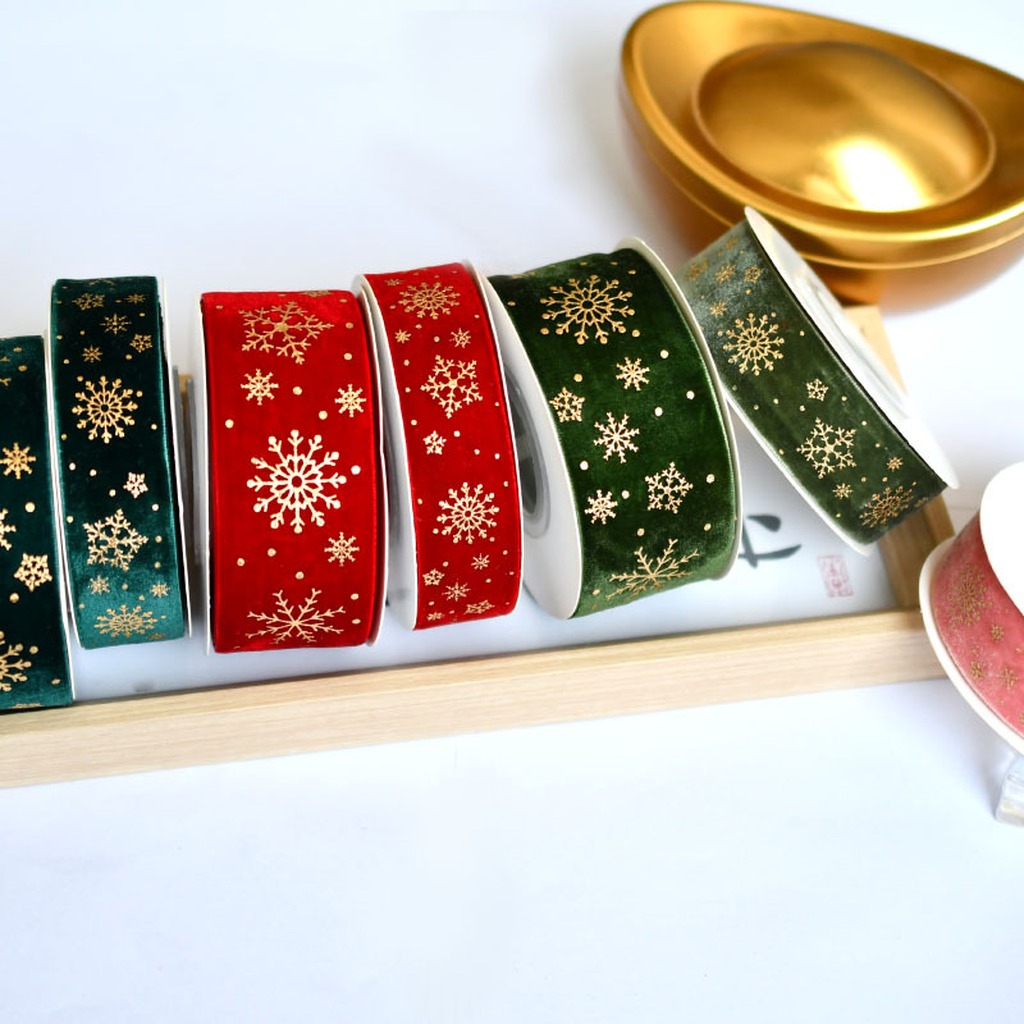 Fita de Veludo com Estampa de  - Velvet Ribbon Roll avaliação e preço