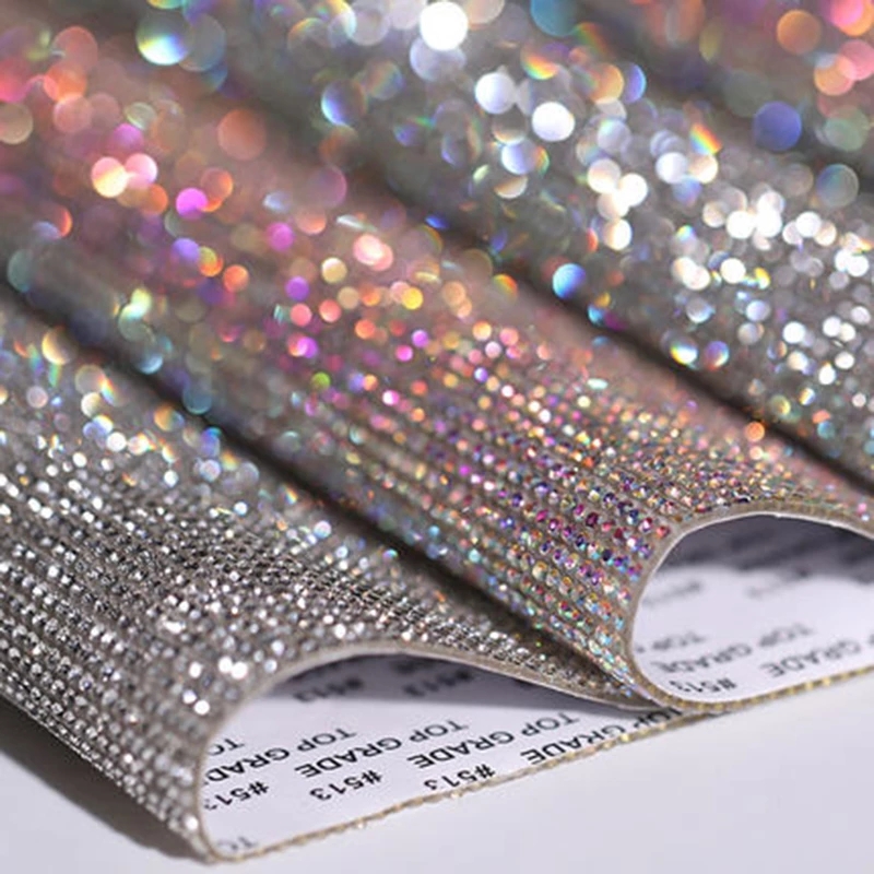 Auto-adesivo strass jóias diy  - Hotfix Rhinestone Sheet avaliação e preço