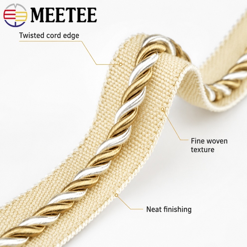 Corda Trançada de Duas Cores M - Cord Trim Twisted avaliação e preço