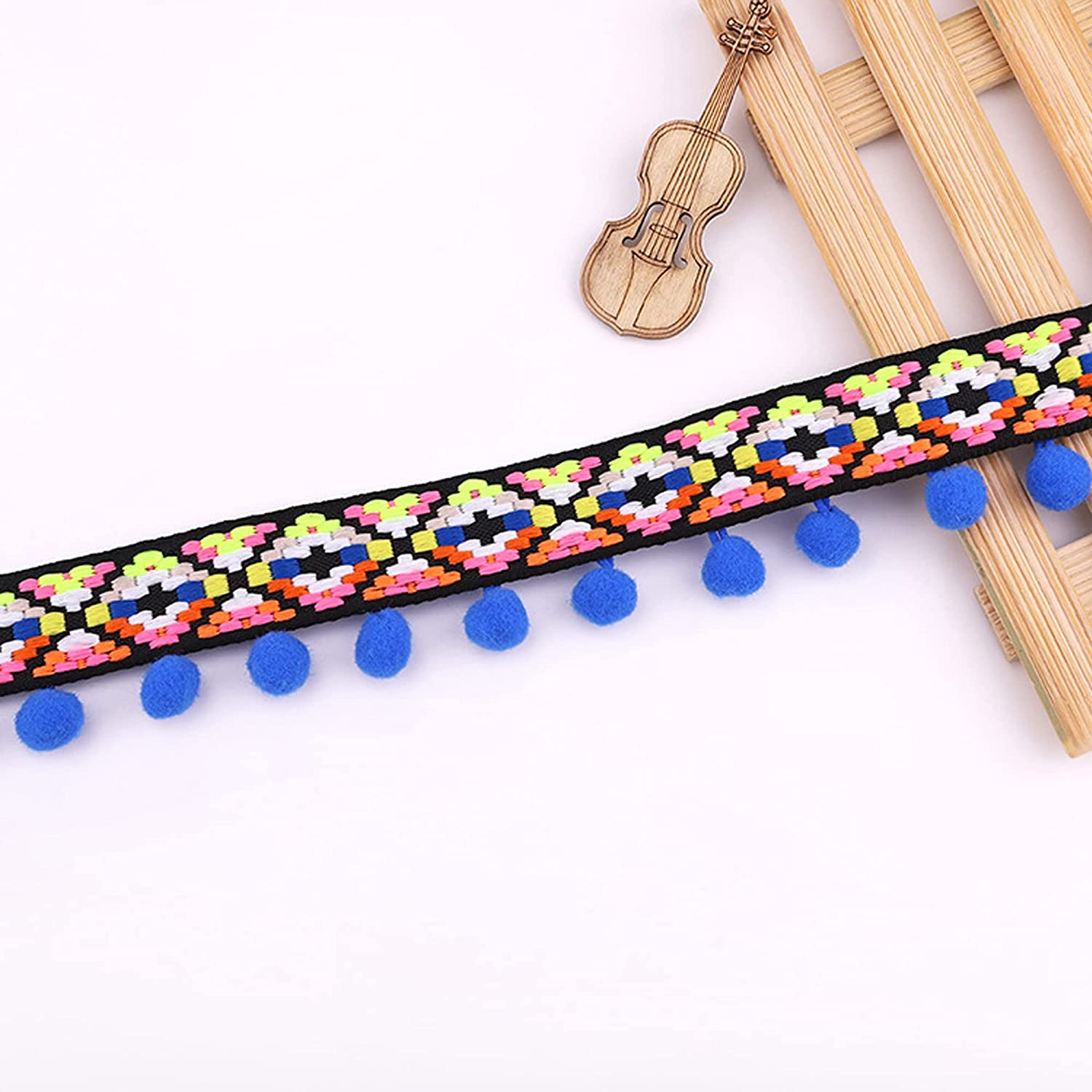Pom Pom Guarnição Tecido De Re - Fringe Ribbon Sewing avaliação e preço