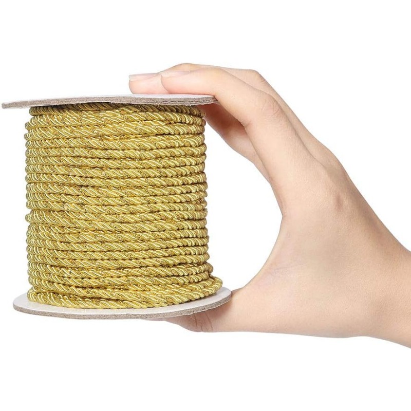 Corda trançada metálica de 3mm - Cord Trim Twisted avaliação e preço
