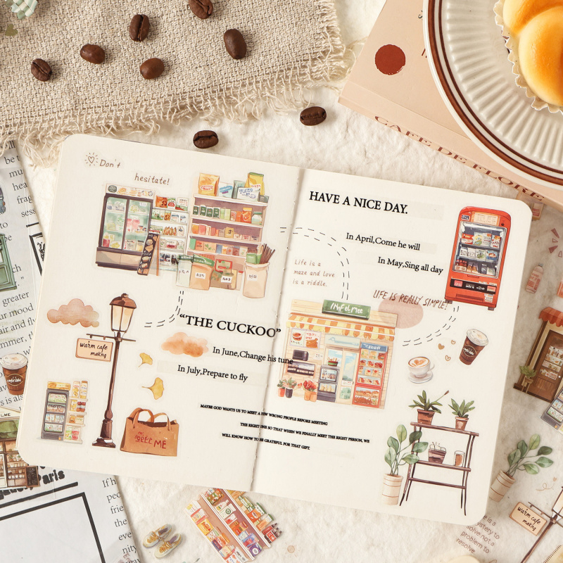 Pacote com 4 Adesivos Vintage  - Embellishments For Scrapbooking avaliação e preço