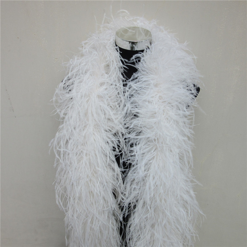 2 metros 6 camadas de penas de - Feather Trim Marabou avaliação e preço