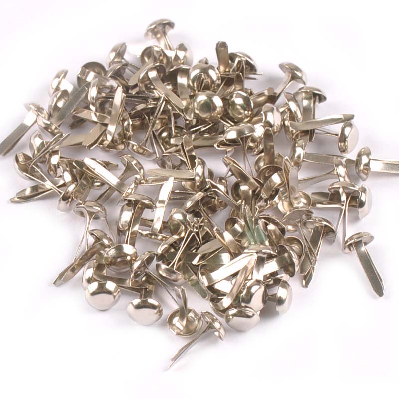 100 peças de brads redondos mi - Embellishments For Scrapbooking avaliação e preço